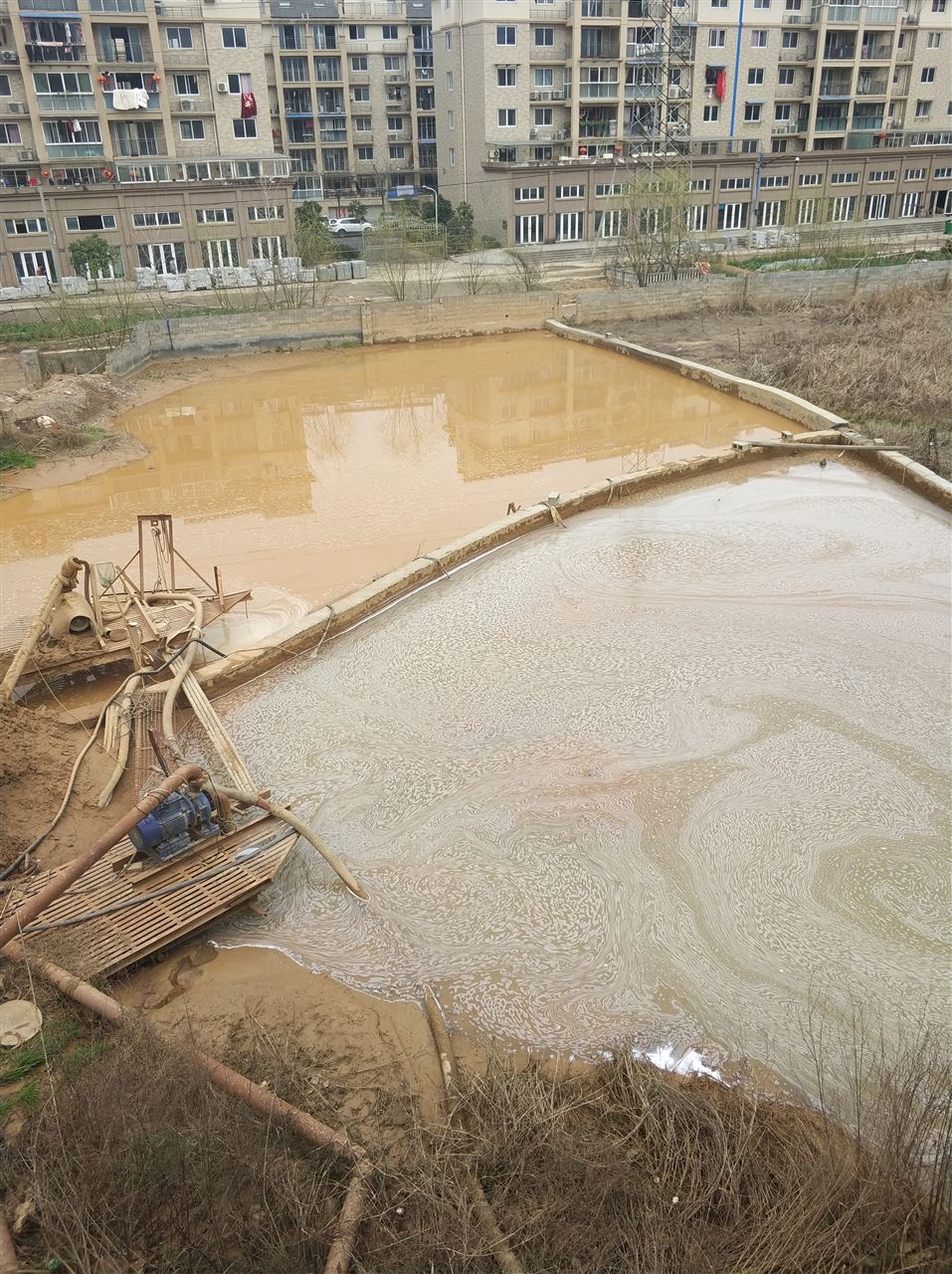 尖扎沉淀池淤泥清理-厂区废水池淤泥清淤